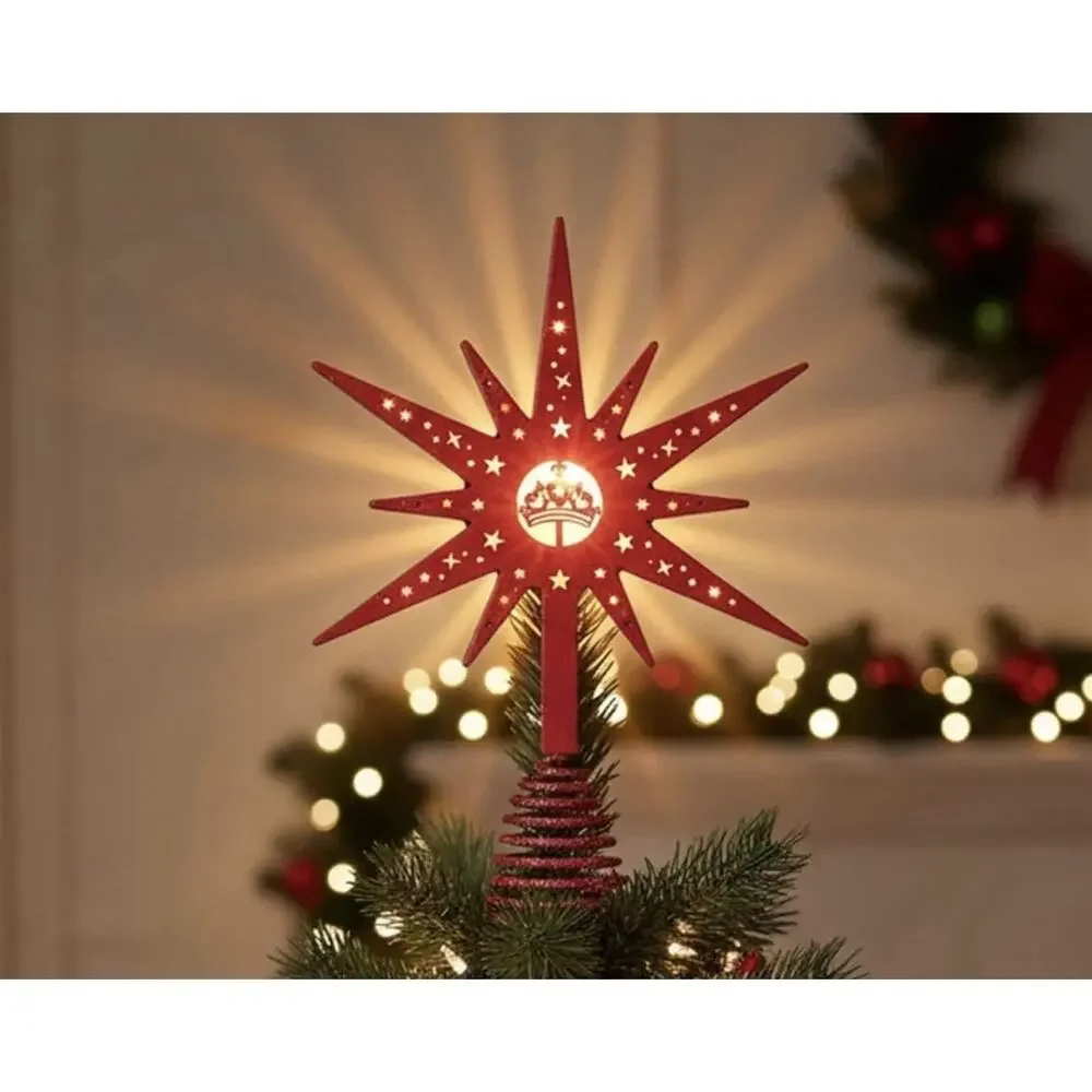Pink Christmas Tree Topper 9
